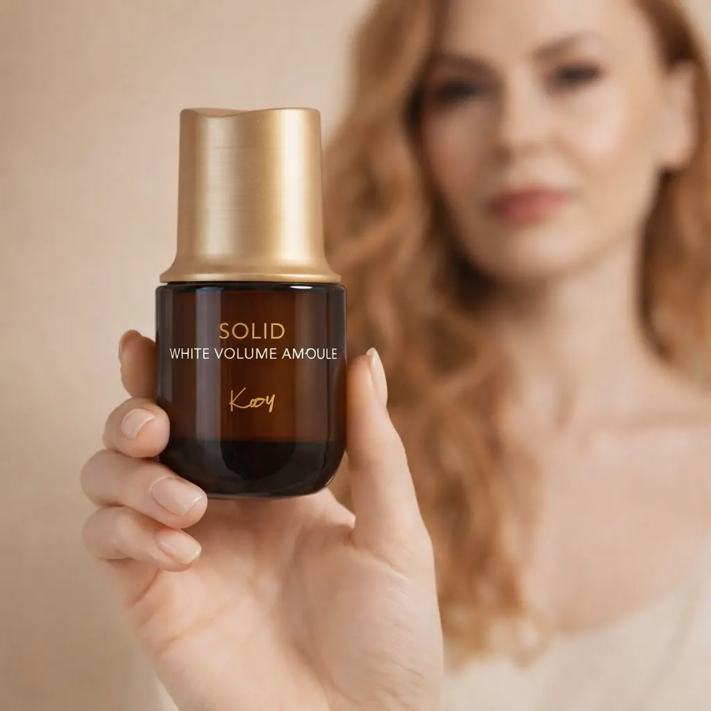 Освітлююча та зміцнююча кремова сироватка Solid White Volume Ampoule 35мл