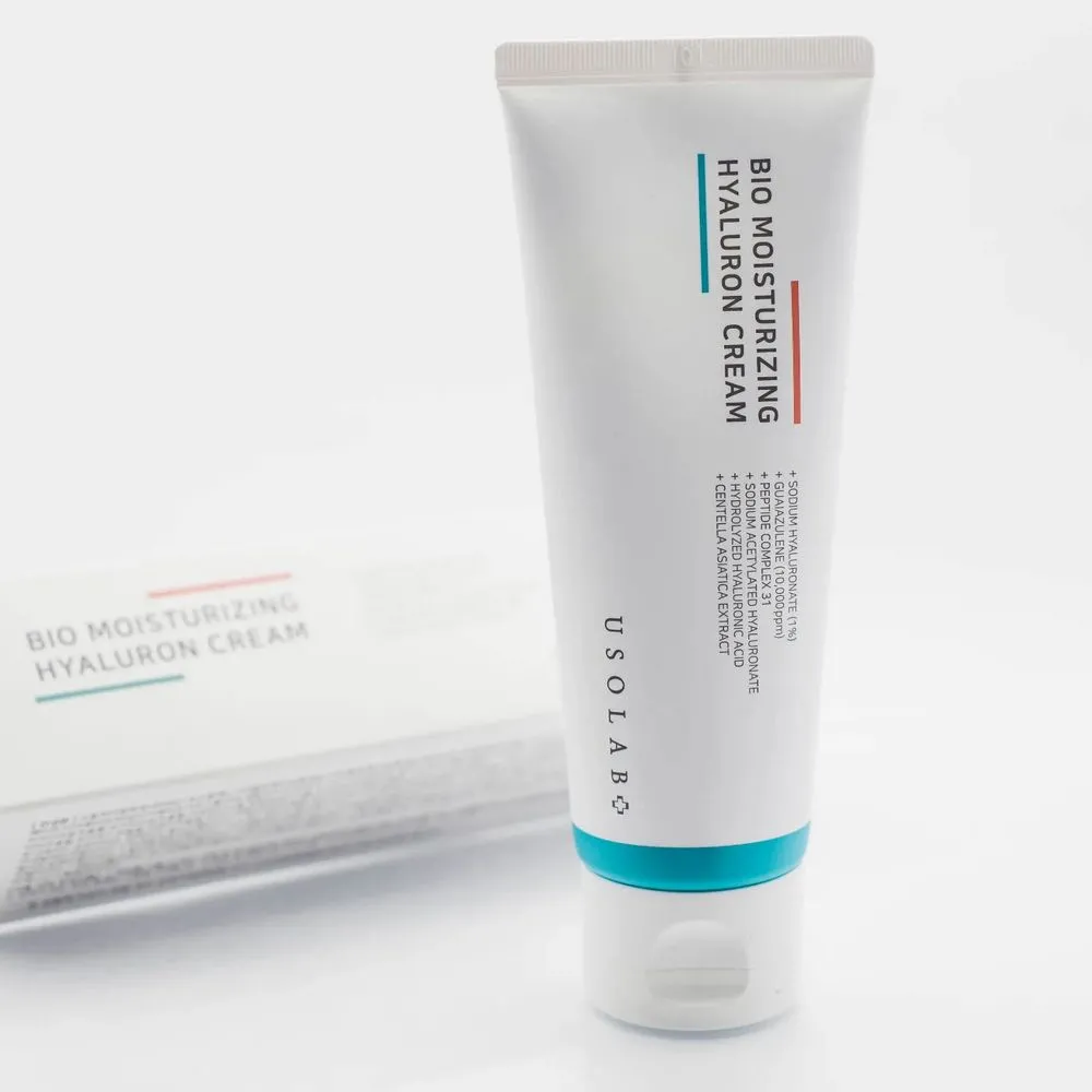 Інтенсивний зволожуючий, заспокійливий та омолоджуючий крем Bio Moisturizing Hyaluron Cream 250мл