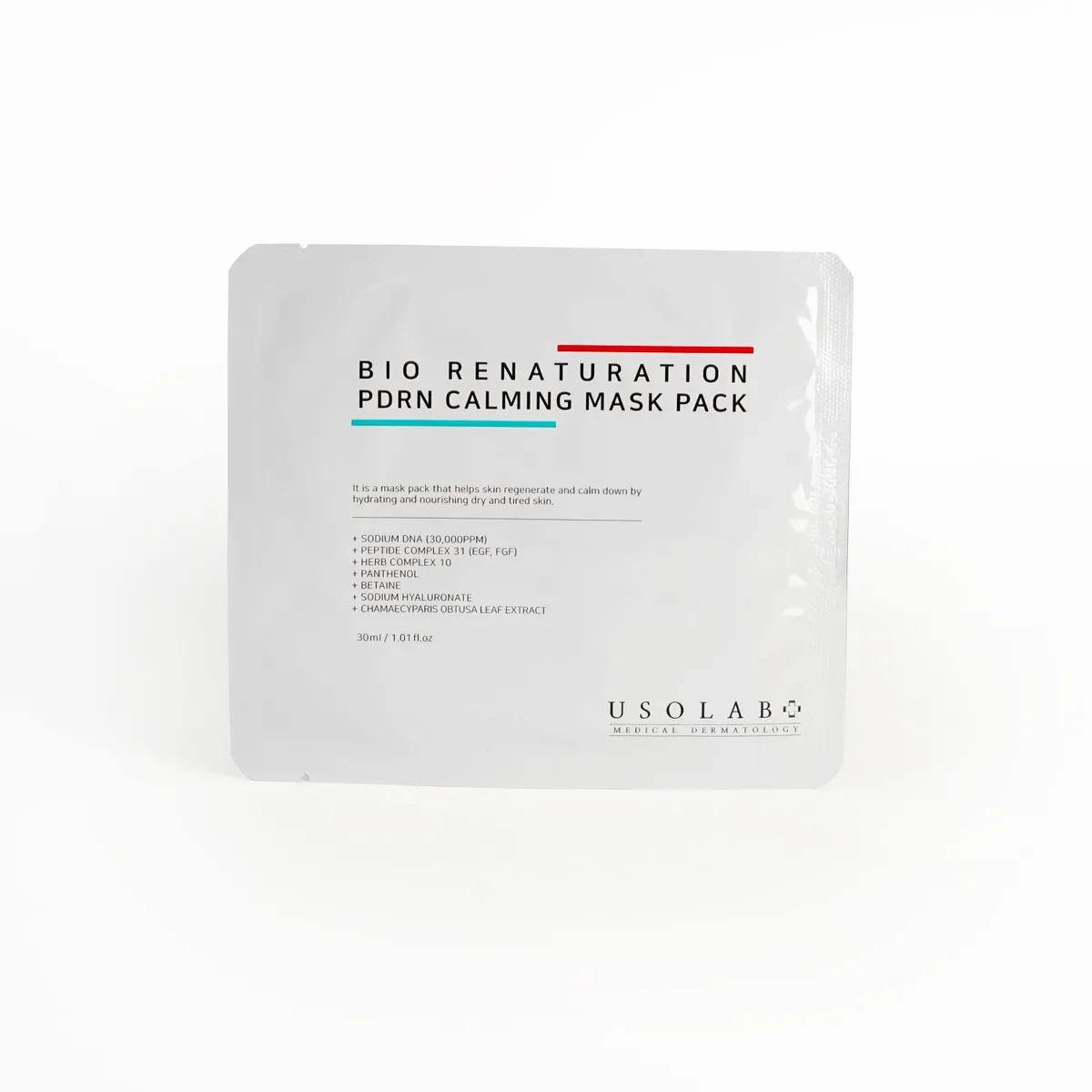 Відновлююча та заспокійлива маска для обличчя Bio Renaturation PDRN Calming Mask x1шт Відновлююча та заспокійлива маска для обличчя Bio Renaturation PDRN Calming Mask x1шт