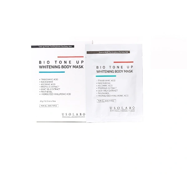 Освітлююча маска для тіла Bio Tone Up Whitening Body Mask x1 20мл