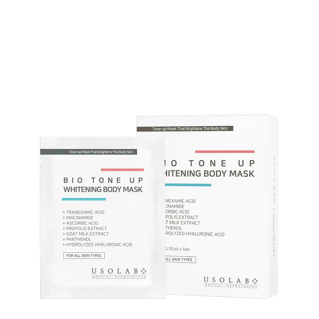 Освітлююча маска для тіла Bio Tone Up Whitening Body Mask x5шт по 20мл