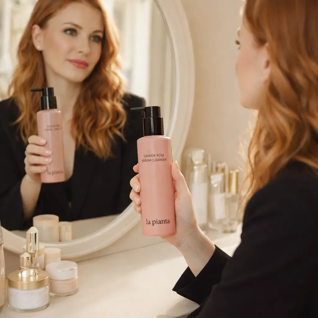Міцелярний гель – сироватка для очищення шкіри Damask Rose Serum Cleanser 200мл