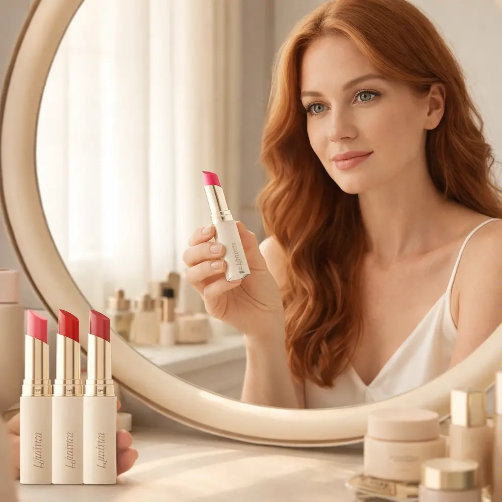 Омолоджуючий бальзам – тінт для губ Glossy Tinted Lip Balm Pure Red 3.5г
