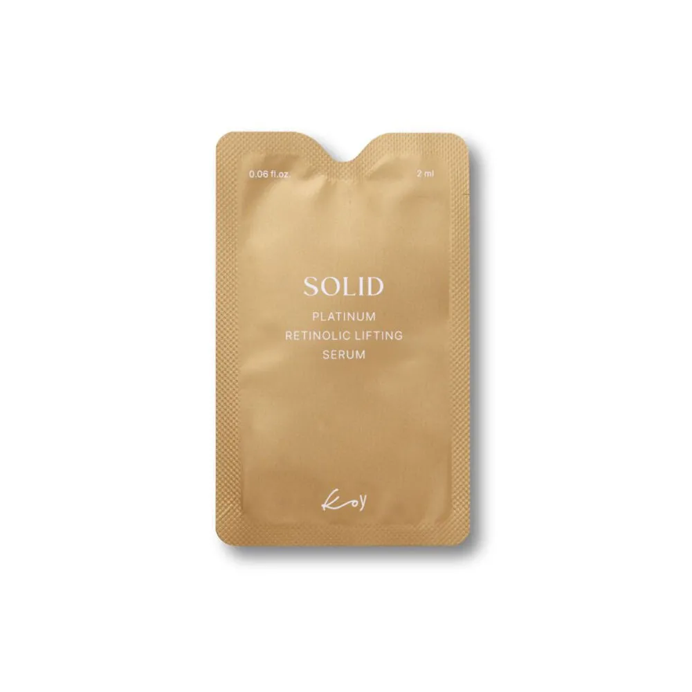 Ліфтингова та освітлююча сироватка Solid Platinum Retinolic Lifting Serum ТЕСТЕР 2мл