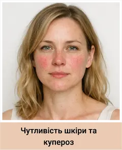 Чутливість шкіри та купероз