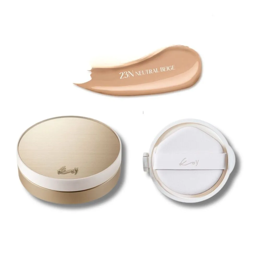 Протеїновий тональний кушон Solid Refined Skin Texture Cushion 23N Neutral Beige 13г+13г