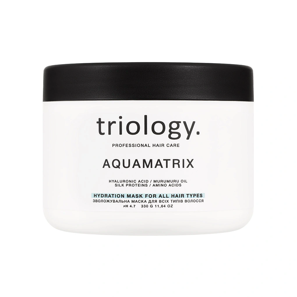 Зволожувальна маска для всіх типів волосся Aquamatrix triology.