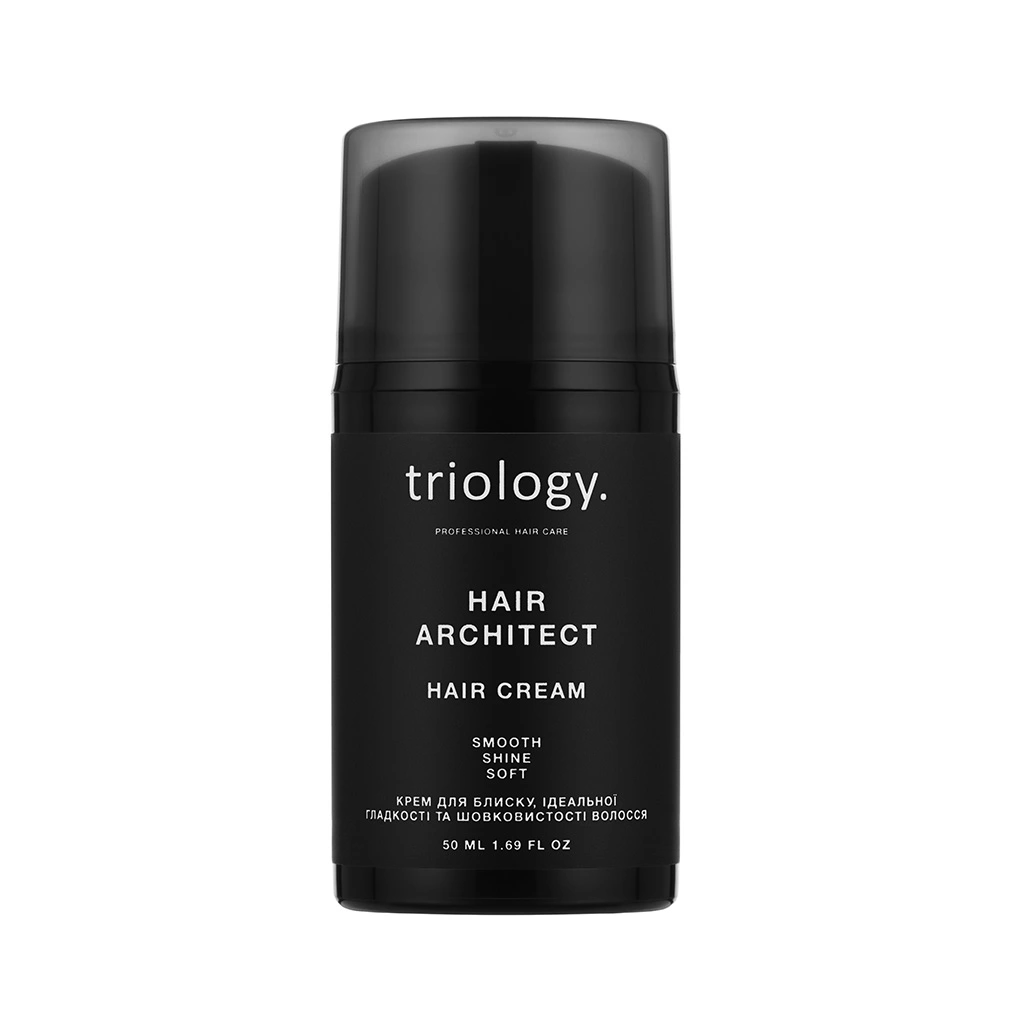Крем для блиску, ідеальної гладкості та шовковистості волосся Hair Architect Triology.