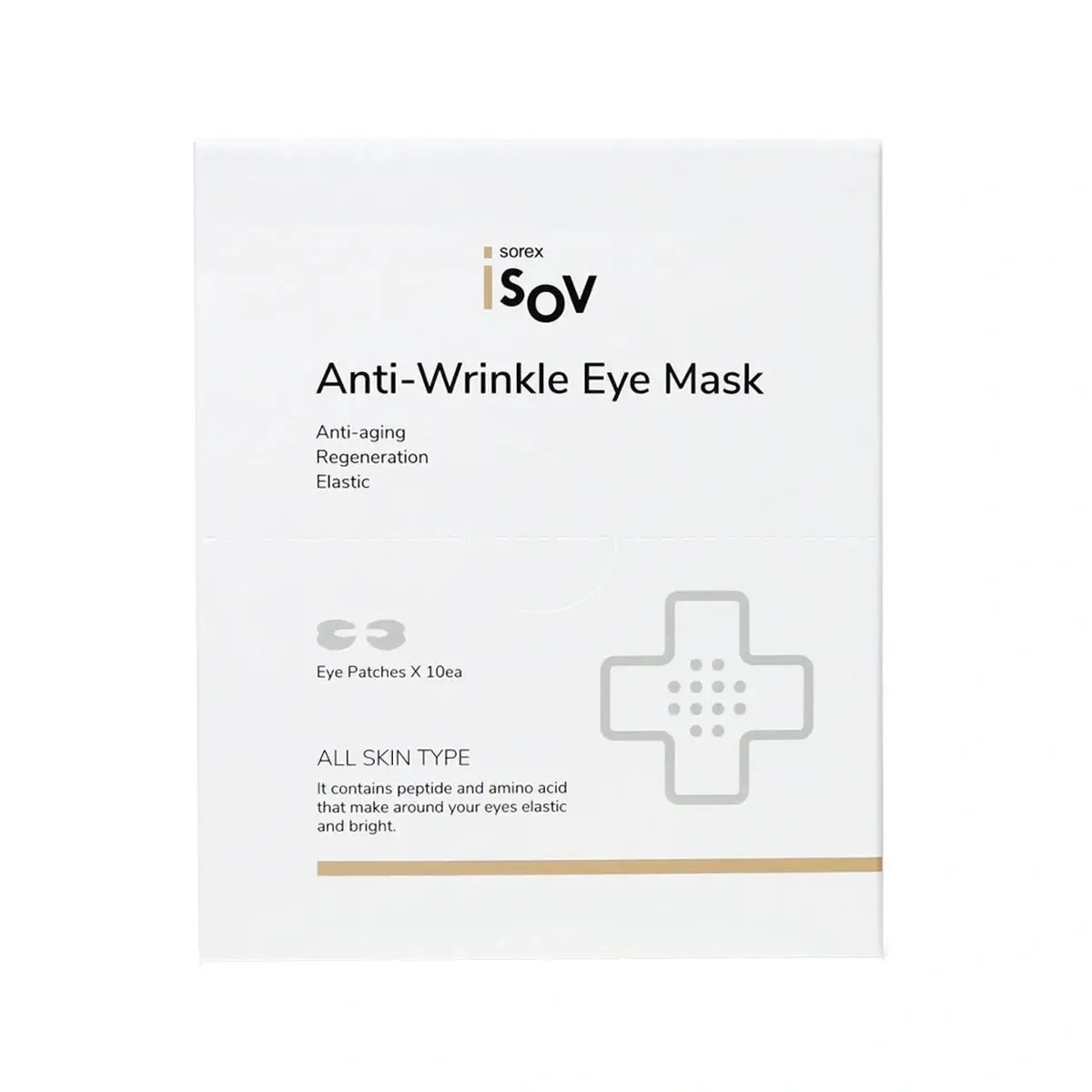 Ліфтинг патчі-маска для повік ISOV SOREX Anti-Wrinkle Eye Mask 30шт