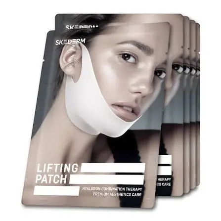 Ранкова протинабрякова маска для в’ялості та «поплившого» овалу Skederm Lifting Patch (Hyaluron) 1шт