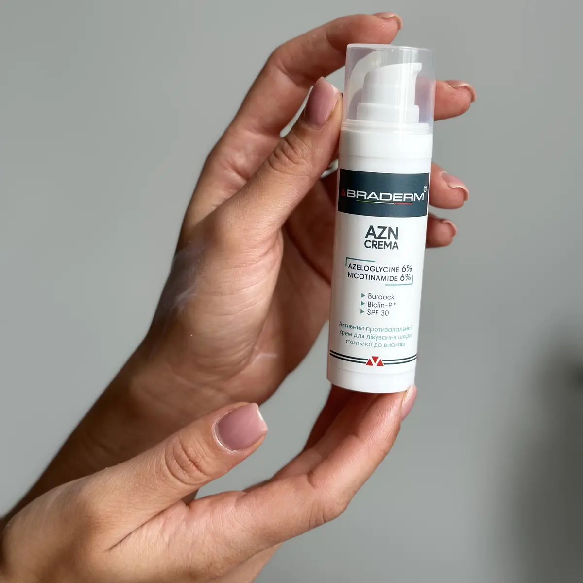 Сонцезахисний крем з протизапальним ефектом Braderm Azn Cream 30 ml
