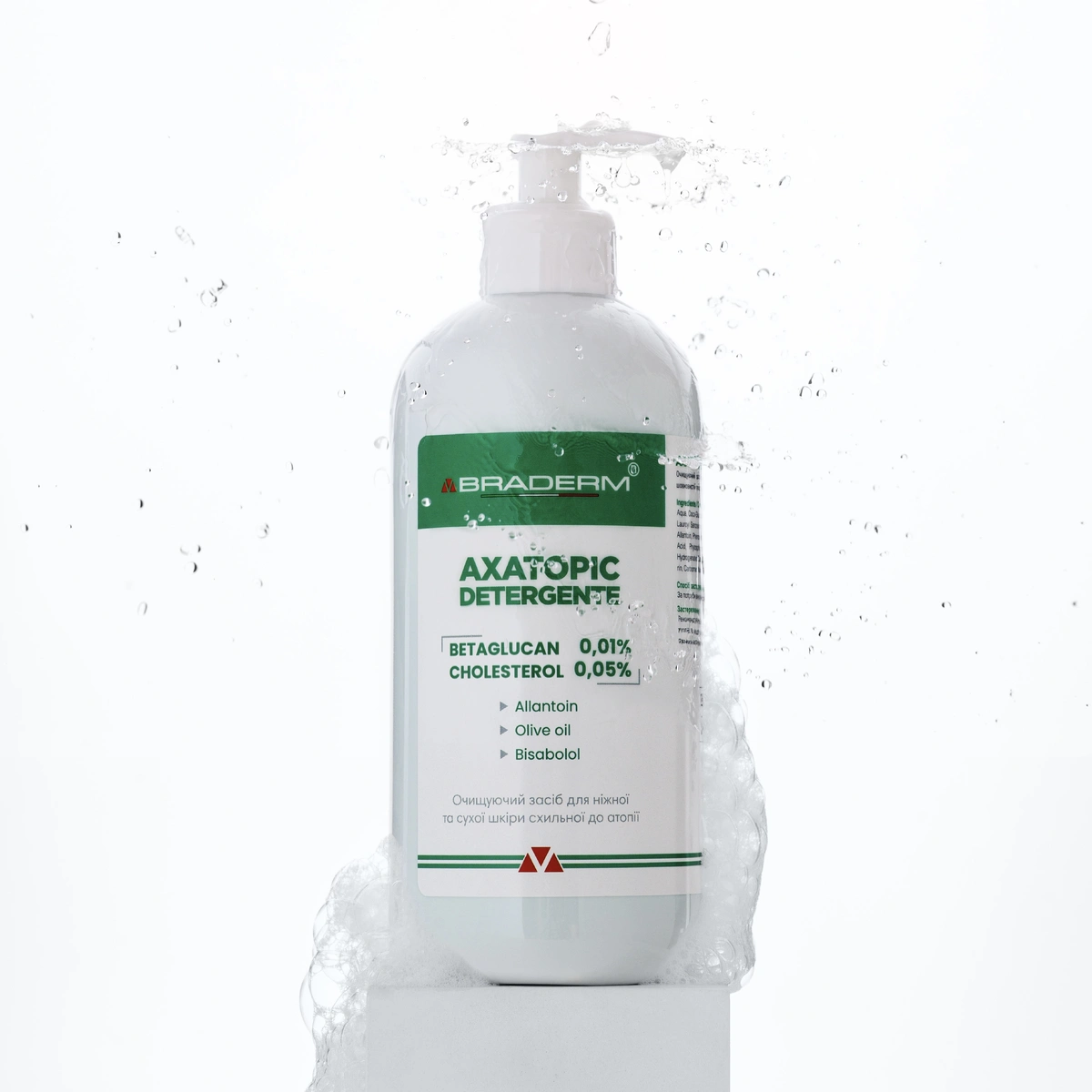 Делікатний засіб для очищення шкіри Braderm - Axatopic Gel 500ml