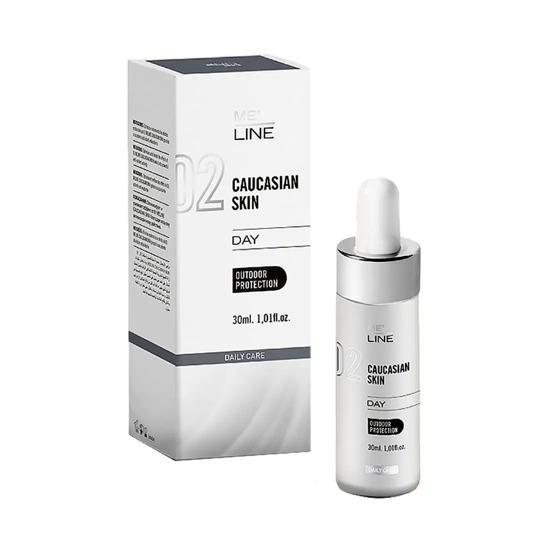 Денна сироватка для усунення гіперпігментації 02 Me Line Caucasian Skin Day 30ml