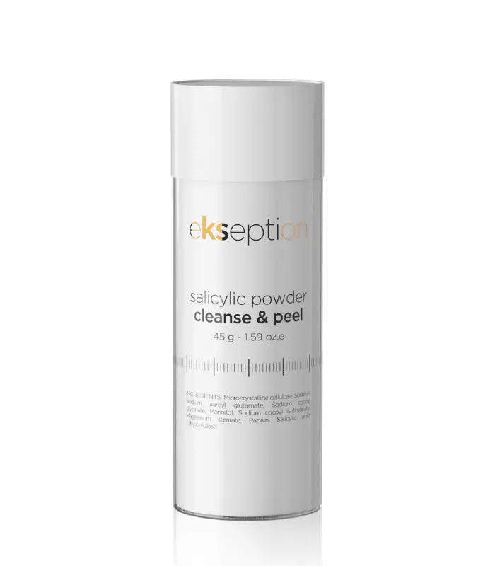 Ензимна пудра для очищення обличчя Ekseption Salicylic Powder Cleanse and Peel 45г Ензимна пудра для очищення обличчя Ekseption Salicylic Powder Cleanse and Peel 45г