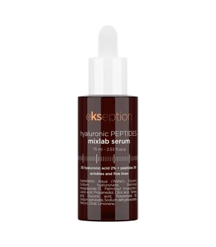 Процедурна сироватка для розгладження зморшок Hyaluronic Peptides Mixlab Serum 75мл Процедурна сироватка для розгладження зморшок Hyaluronic Peptides Mixlab Serum 75мл